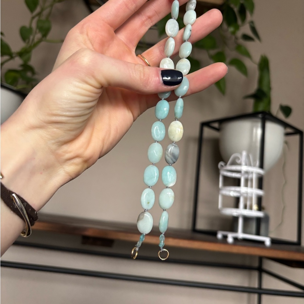 Larimar Beaded Necklace